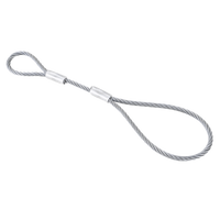 EFMETAL sikkerhetskabel for ubremsede tilhengere 250 mm 250 kg