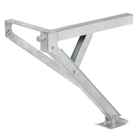 ProPlus 361510V01 uttrekkbar hjørnestøtte venstre foran/høyre bak på tilhenger 600 kg 460 mm