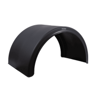 Dobbelskjerm for tilhenger 19,5-22,5" DOMAR DK1540 hjulbue 1100/550 mm