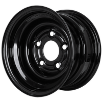 Stålfelg til henger UNITRAILER svart 6Jx10"H2 5x112 ET:-4