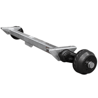 KNOTT VGB15M/MV bremset aksel for tilhenger/transportør 1500kg 1400mm 1850mm 5x112