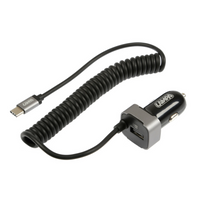 Billader LAMP USB Type-C, sigarettenneruttak 12/24V