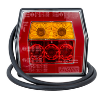 FRISTOM FT-122 LED-baklykt, 3 universelle funksjoner