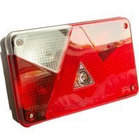 ASPÖCK Multipoint V baklykt, 7 funksjoner, venstre