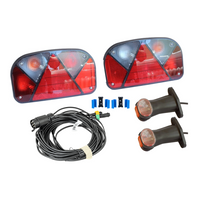 Lyssett: ASPÖCK baklys + ASPÖCK sidemarkeringslys + MANTES 7m 7-PIN sele + hurtigkoblinger