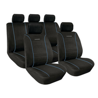 Sett med bilsetetrekk LAMPA Elegance blå, til for- og bakseter