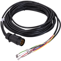 MANTES elektrisk installasjon tilhenger sele 7m 7 PIN-pluggkontakter 6.3