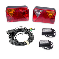 Lyssett: DOBPLAST baklys + DOBPLAST LED sidelys + MANTES 7m 7-PIN sele