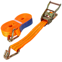 UNITRAILER 8m/35mm/2t oransje transportbånd med strammer