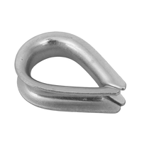 DROMET KU10 tau fingerbøll stål hjerteskjell 10mm