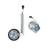 Støttehjul med klemme KNOTT TK60+KLE60 250kg 60mm 530-760mm