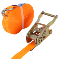UNITRAILER 12m/25mm/1t oransje surrebånd med strammer