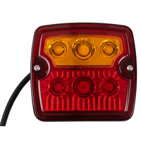 HORPOL LZD 967 LED-baklys 3 funksjoner universal