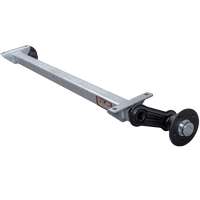 KNOTT VG7-L ubremset aksel for tilhenger 750kg 1260mm 1565mm 5x112