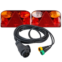 FRISTOM FT-088 baklykter + MANTES 4m 13-pinners ledningsnett