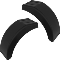 Sett med to halvskjermer til DOMAR DR1013004+DR1013005 tilhenger, hjulkasse 395/220 mm venstre+høyre