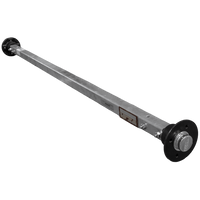 KNOTT VR7 ubremset stiv aksel med fjær for tilhenger 750 kg 1480 mm 1820 mm 4x100