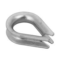 DROMET KU.8 tau fingerbøll stål hjerteskjell 8mm