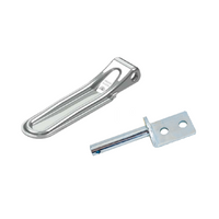 Sidehengsel med håndtak STEELPRESS ZW-01.270A+UZ-01B komplett tilhengersidemontering