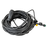 MANTES elektrisk installasjon, tilhenger trekkvogn sele, 10 m, 13 PIN støpsel, 2x 8 PIN bajonetter