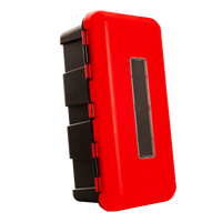 Brannslukningsboks 6kg DAKEN 82170 REGON 620x335x240mm rød