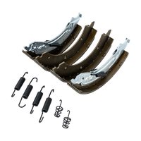 Bremsesko 250x40 for bremsede aksler KNOTT 25-2025 Ryggmatte KOMPLETT