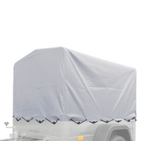 Unitrailer 1510/150 deksel KIPP H-800 GRÅ