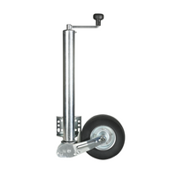 WINTERHOFF VK 60-BLH-255 SB automatisk støttehjul med håndtak 500 kg 60 mm 670-905 mm