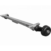 KNOTT VGB13-M bremset aksel for tilhenger/transportør 1350 kg 1750 mm 2250 mm 5x112
