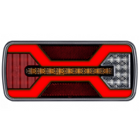 KAMAR X-SPIDER L2424 LED baklys 5 funksjoner universal