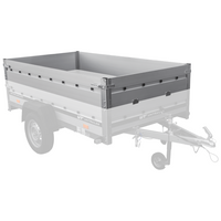BIS aluminiumsider for UNITRAILER GARDEN 230 KIPP ALU tilhenger