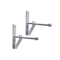 Sett med to ProPlus 390050 hjuloppheng for veggmontering av dekkstativer