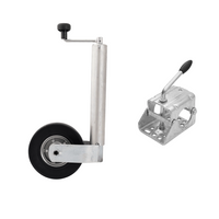 Støttehjul med klemme WINTERHOFF ST60-V-255SB+KLE60 400kg 60mm 525-755mm