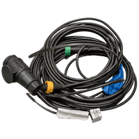 STIKKONTAKT MANTES elektrisk installasjon tilhengerledning 5,2m 13PIN plugg 2x5PIN bajonetter