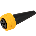 MANTES-kontakt for baklykter til tilhenger bajonett 5-PIN, gul, venstre