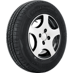Forsterket hjul for tilhenger DEKK KENDA 165/80 R13C 96/94N ALU FELG STARCO polert 5Jx13"H2 4X100 ET:30