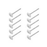 Sett med ti ProPlus bunnplugger 361736V01 metallplugger til campingmatte 10 cm