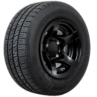 Forsterket hjul til henger KENDA DEKK 195/55 R10C 98/96N ALUMINIUM FELG STARCO sort 6Jx10"H2 5x112 ET:-4