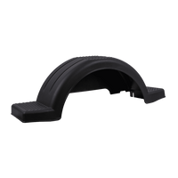 Skjerm for båthenger 14" DOMAR D20430 hjulbue 1080/255mm