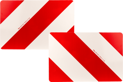 "OVERDIGRETE" HERMON-merkingsplater venstre+høyre