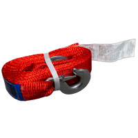 OUTLET Slepetau med kroker UNITRAILER slepestropp 4,5m/50mm/5t oransje