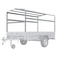 H-1100 ramme for presenningsdeksel til UNITRAILER GARDEN TRAILER 264 og 264/2KIPP tilhenger