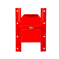 Rød kornrenne UNITRAILER-renne for landbrukstilhengere 250x355mm
