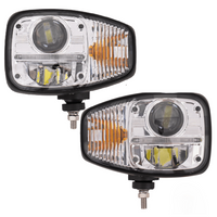 Lampy przednie TT Technology TT.16611-L+TT.16611-P LED 3 funkcje 23xLED 2350lm lewa+prawa do JCB/Cat/Manitou/Volvo/Terex