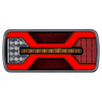 KAMAR X-SPIDER L2425 LED baklys 5 funksjoner universal