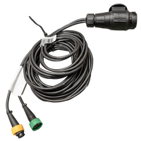 STIKKONTAK MANTES elektrisk installasjon tilhengerledning 5 m 13-PIN støpsel bajonetter 2x 5-PIN