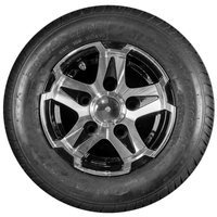 Forsterket hjul for tilhenger LINGLONG DEKK 195/55 R10C 98/96N ALU UNITRAILER FELG 6Jx10" 5x112 ET:-4