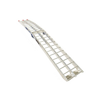 UNITRAILER ALR002 sammenleggbar rampe aluminiumsrampe for tilhenger 221 cm 340 kg med belte