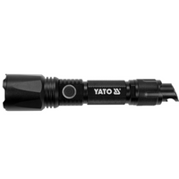 YATO YT-08559 LED 900lm multifunksjonslommelykt, powerbank, flaskeåpner, nødhammer
