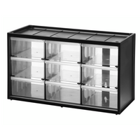 Verkstedorganisator med 9 skuffer STANLEY OPP-skap 365x210mm
